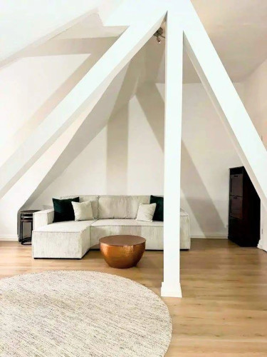 Charming 2-room attic apartment