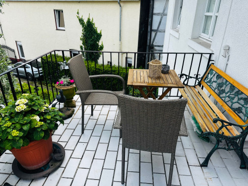 Generously designed apartment with balcony in a listed building, stylishly furnished in antique style in Haltern am See - Gallery - 21
