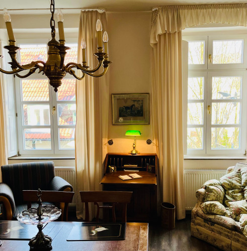 Generously designed apartment with balcony in a listed building, stylishly furnished in antique style in Haltern am See - Gallery - 29