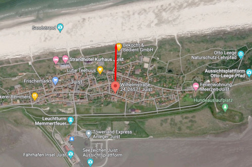 Lovingly furnished temporary flat with workspace, centrally located in the centre of Juist, close to the beach - Gallery - 25