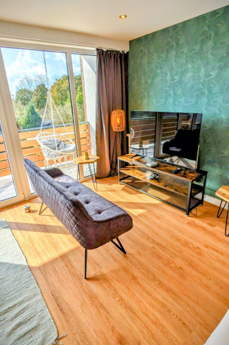 Stylish studio apartment in Wittingen - WiFi, parking, washing machine, kitchen, bathroom