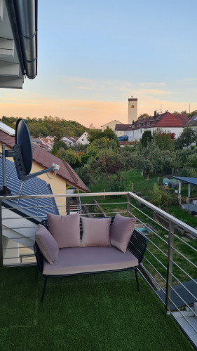 Lovingly furnished, luxurious new top floor apartment near the gold city of Pforzheim
