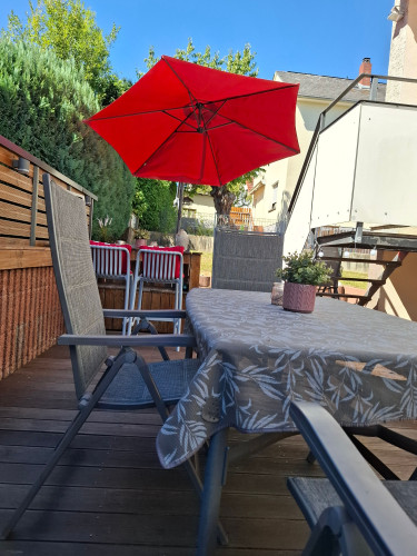 Air-conditioned dream apartment, 60 sqm, parking, garden, terrace