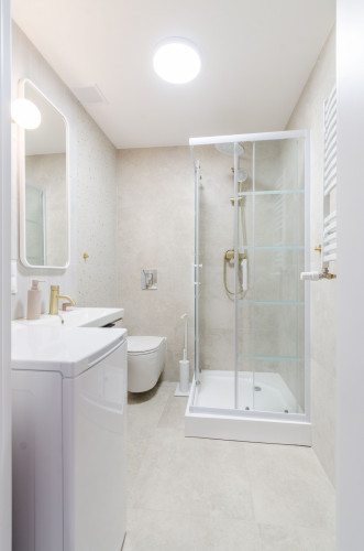 Studio apartment with a large mezzanine, 107 Pomorska Street - Gallery - 15