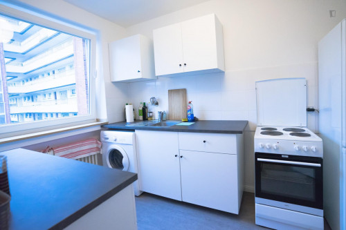 Cozy single bedroom in a 5-bedroom apartment near Elbruchstraße transport station - Gallery - 21