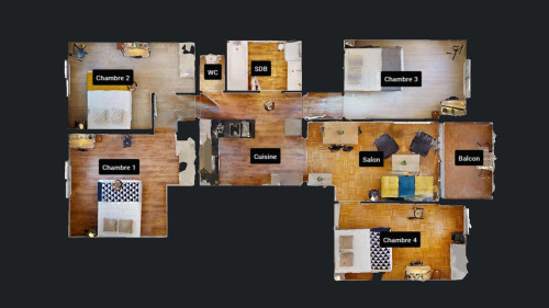 Room in Rue Claudius Pionchon, Lyon for 80 m² with 4 bedrooms - Gallery - 11