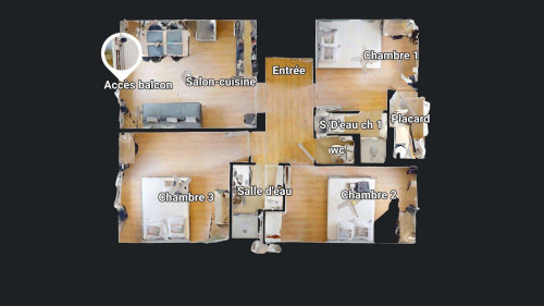 Room in Rue Feuillat, Lyon for 56 m² with 3 bedrooms - Gallery - 2