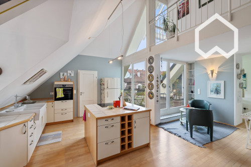 Quiet penthouse apartment with large roof terrace - Gallery - 14