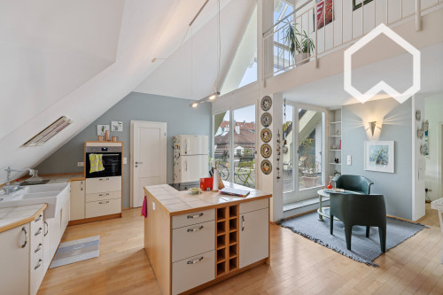 Quiet penthouse apartment with large roof terrace - Gallery - 15
