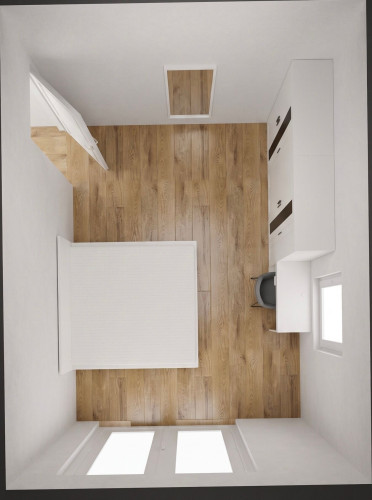 First occupancy after core renovation: furnished 5-room apartment with large balcony