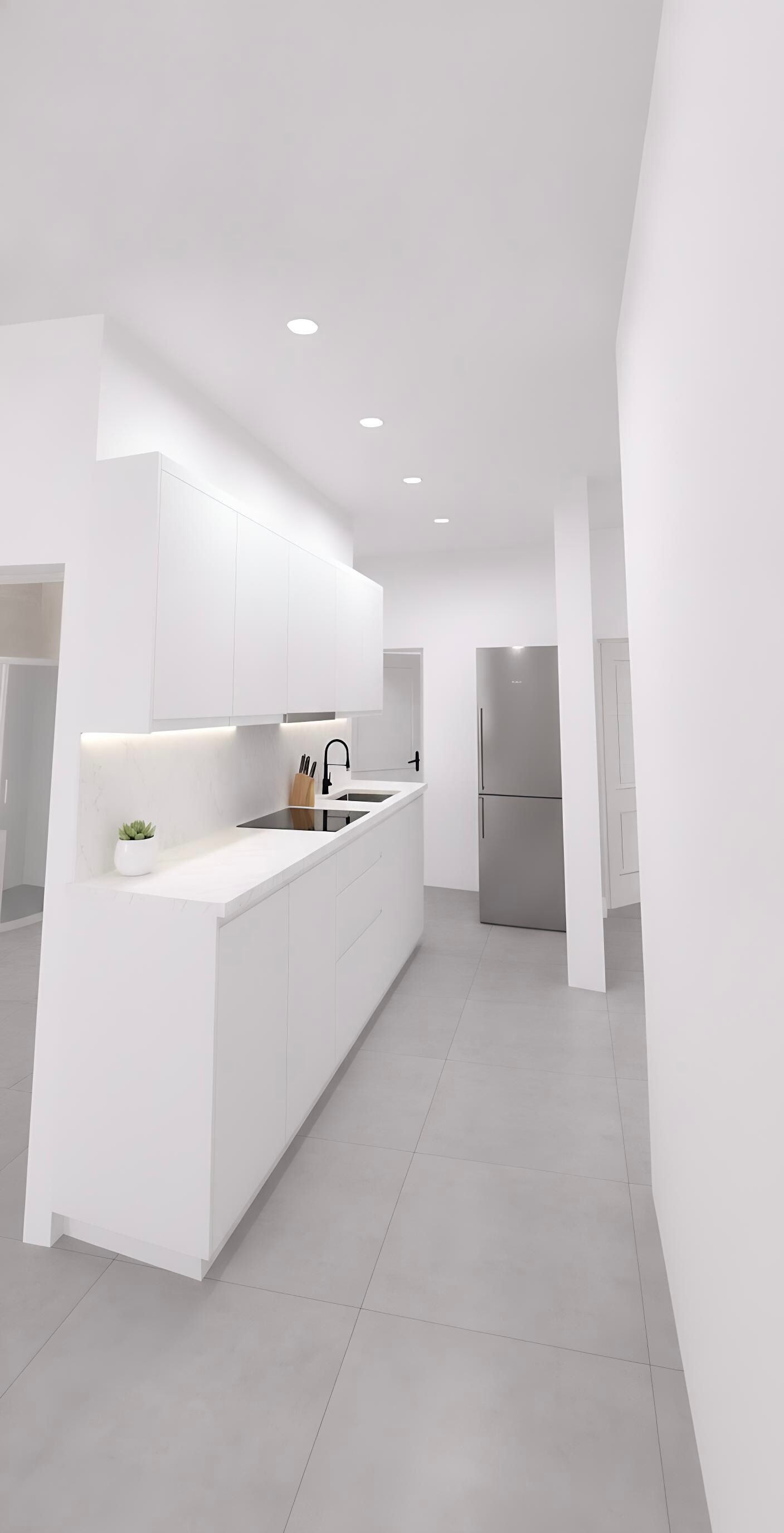 First Occupancy After Core Renovation: Furnished 5-Room Apartment With Large Balcony - 3