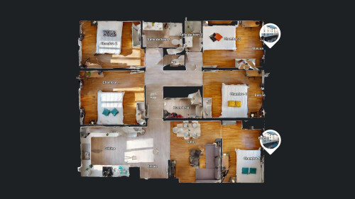 Room in Rue Delandine, Lyon for 98 m² with 6 bedrooms - Gallery - 9