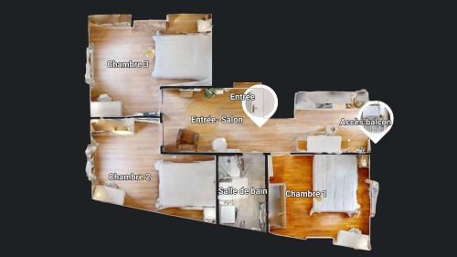 Room in Rue Croix-Barret, Lyon for 55 m² with 3 bedrooms - Gallery - 15