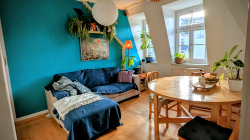 Furnished 3-room apartment with attic room, 2 bathrooms & weekly cleaning – Dresden-Neustadt on the Elbe - Gallery - 2