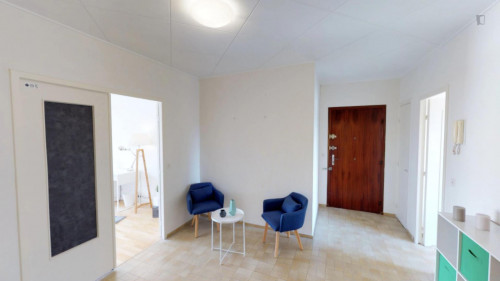 Splendid double bedroom near Parc Sergent Blandan