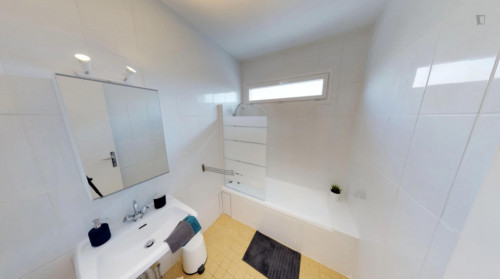 Splendid double bedroom near Parc Sergent Blandan