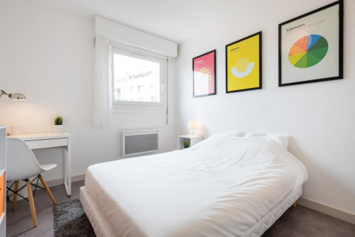 Homely double bedroom near Université Jean Moulin Lyon 3
