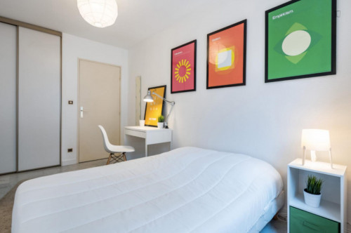 Admirable double bedroom in La Guillotière-Sud