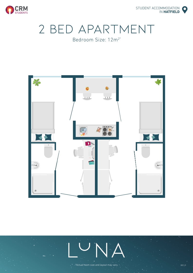 2 Bed Apartment - Luna - Gallery - 4