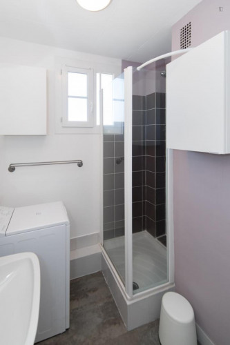 Luminous double bedroom in a 4-bedroom apartment near Saint Agne-SNCF transport station - Gallery - 12