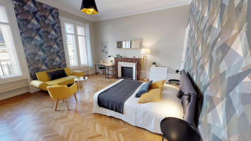 Spacious double bedroom in Hôtel de Ville - Quinconces