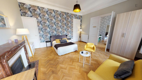 Spacious double bedroom in Hôtel de Ville - Quinconces