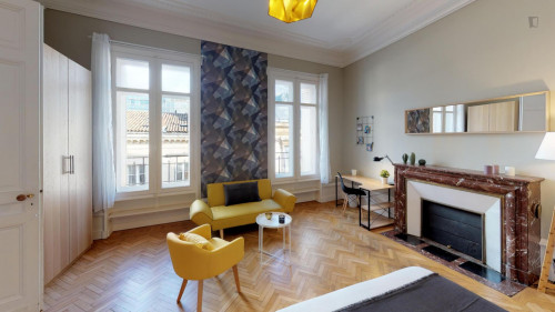 Spacious double bedroom in Hôtel de Ville - Quinconces