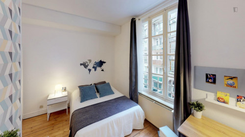 Wonderful double bedroom in the centre of Lille