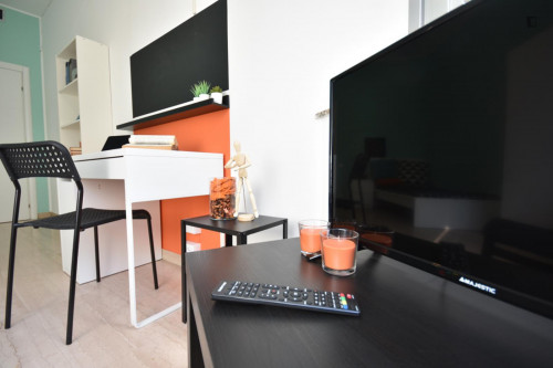 Bright single bedroom close to Humanitas University