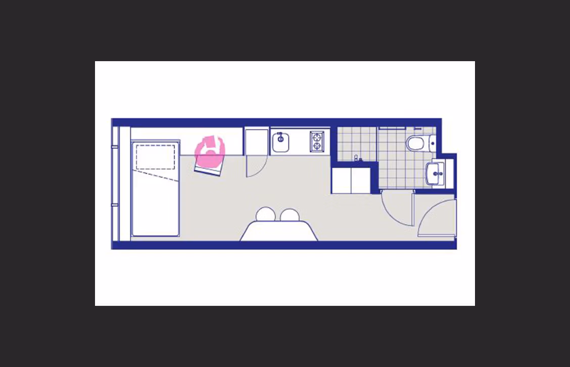  Single Studio  -  Student One Adelaide Street  - Gallery -  3