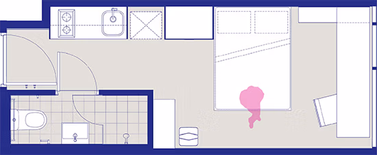  Double Studio  -  Student One Wharf Street  - Gallery -  3