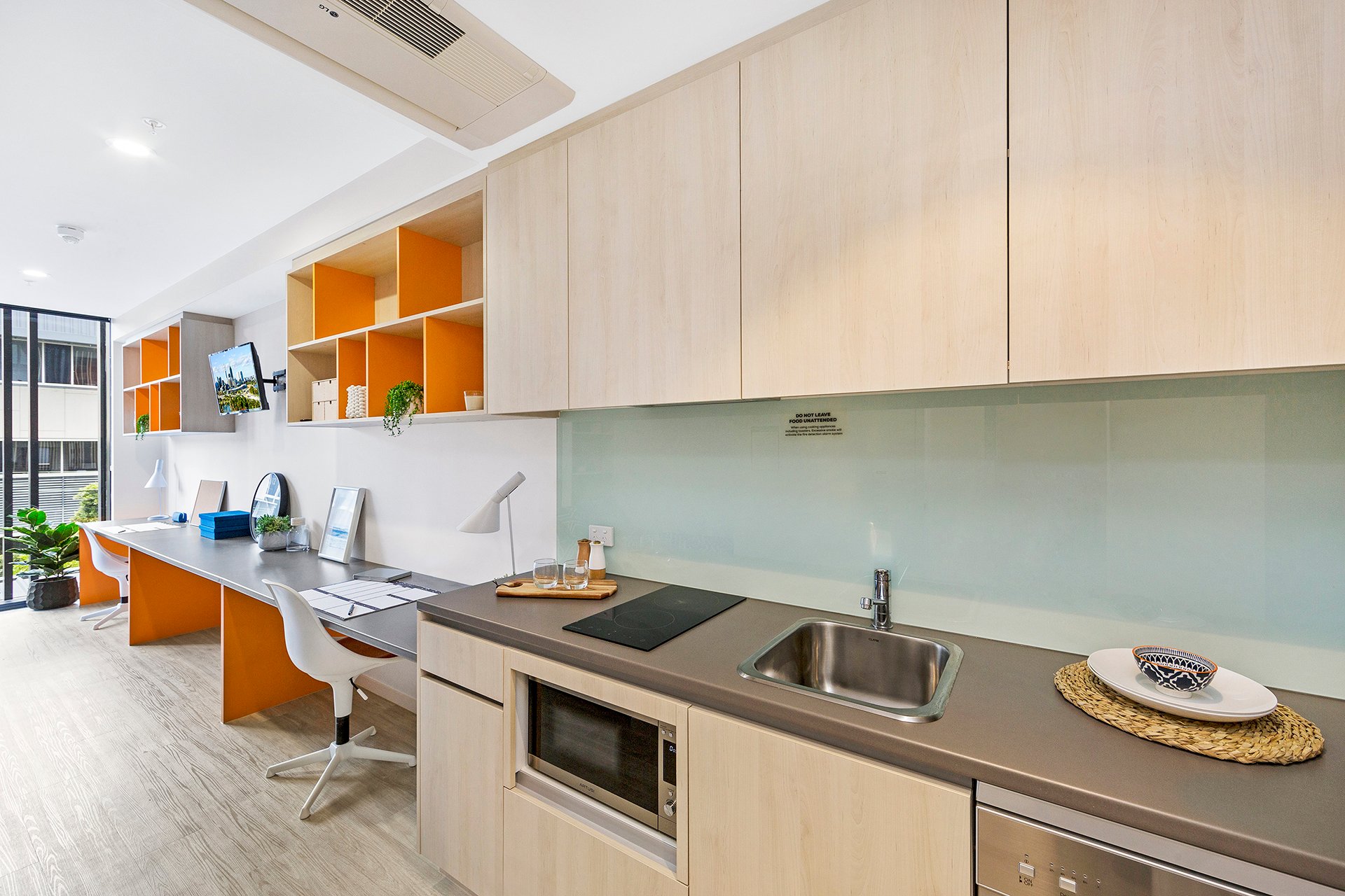  Ultra Twin Single Bed Apartment - Single Bed With Standard View  -  Atira Merivale Street - South Brisbane  - Gallery -  3