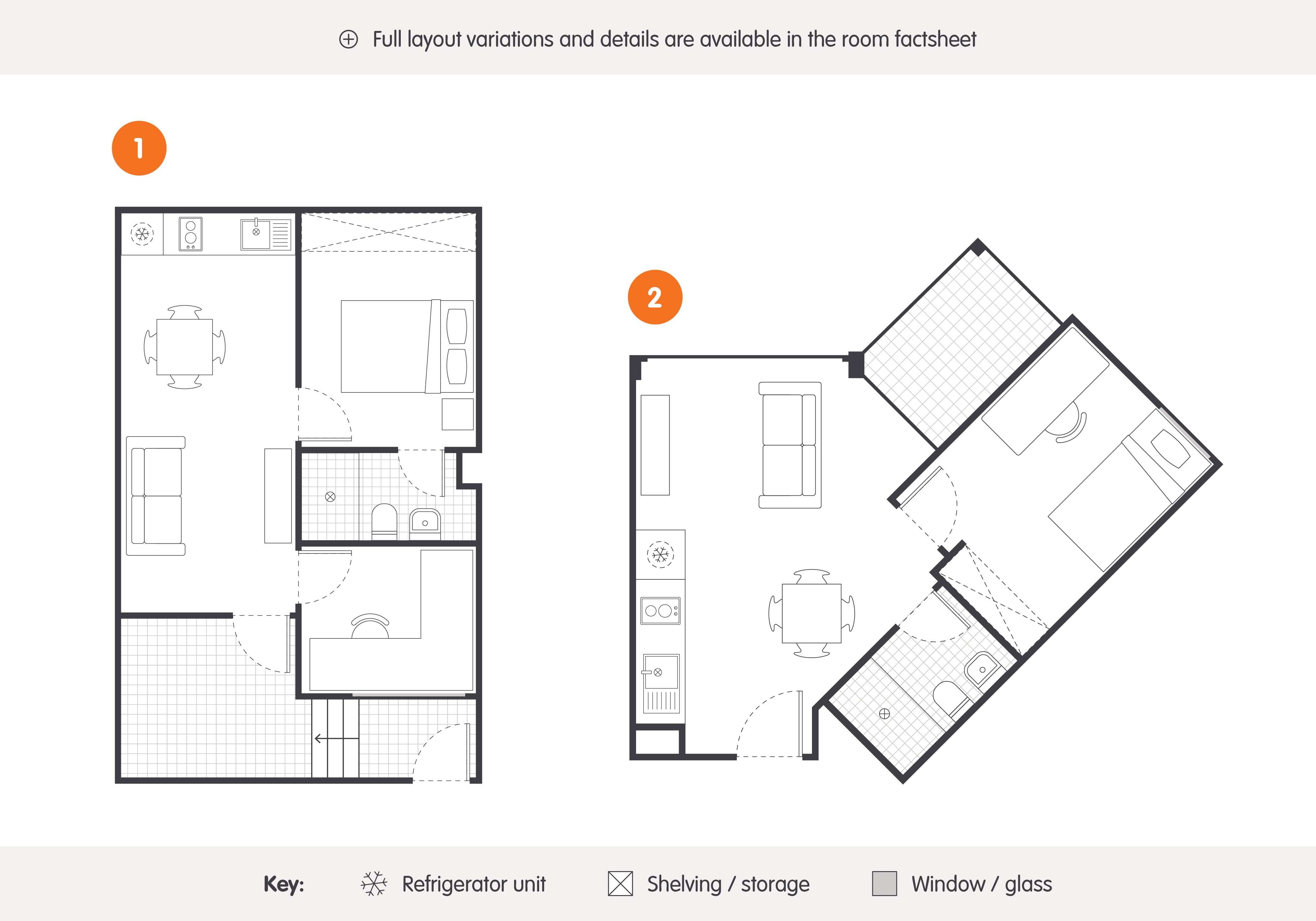  1 Bedroom Apartment  -  Iglu Kelvin Grove  - Gallery -  2
