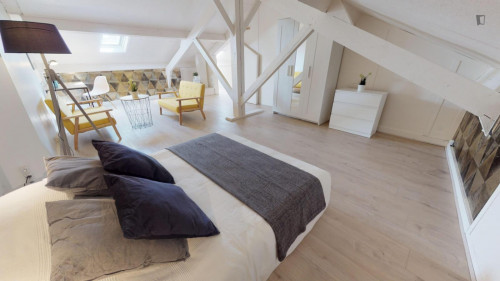 Large double bedroom in Centre Ville