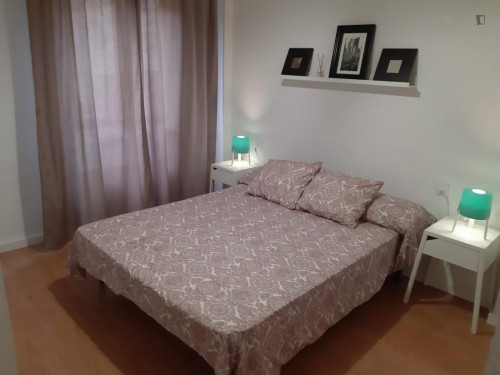 Lovely double bedroom in a 3-bedroom apartment near Plaza de Toros de Murcia