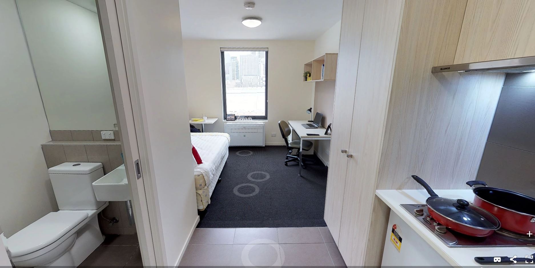 Studio Apartment Standard - Double Bed - Student Living on Cobden - Gallery - 3