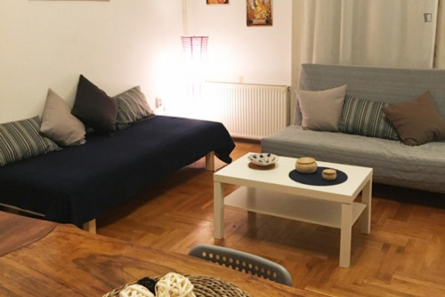 Cool 2-bedroom apartment near Blaha Lujza tér metro station