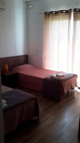 Cozy private bedroom with twin bed in a shared apartment in Silema, near Sliema Ferries bus stop