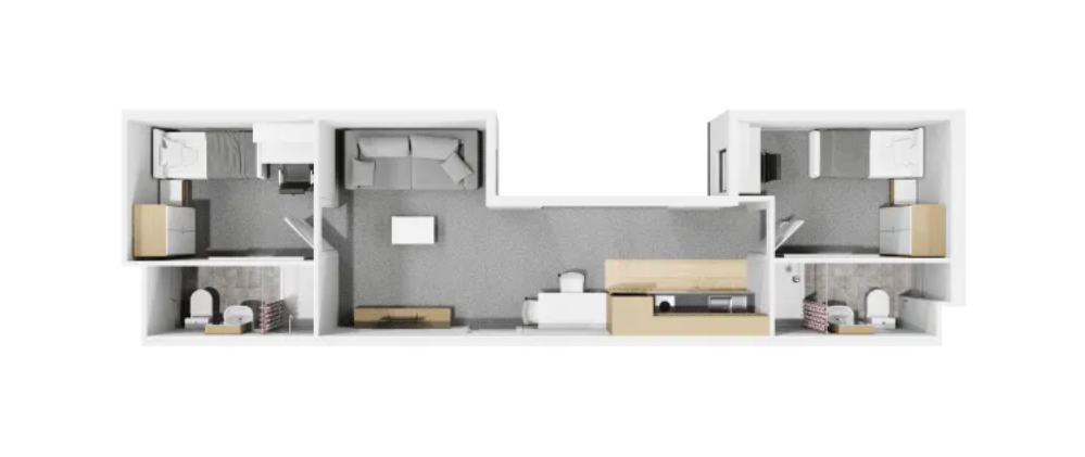 Two Bedroom Deluxe With Ensuite - 3