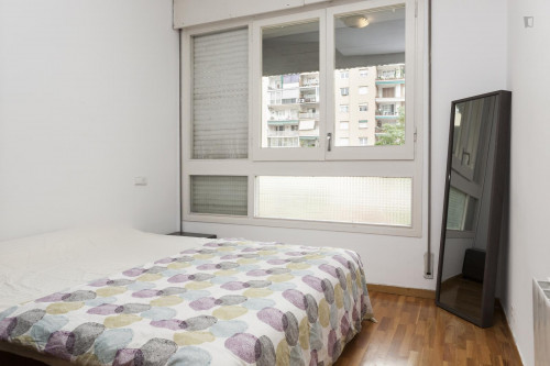 Pleasant double bedroom not far from Universitat Internacional de Catalunya