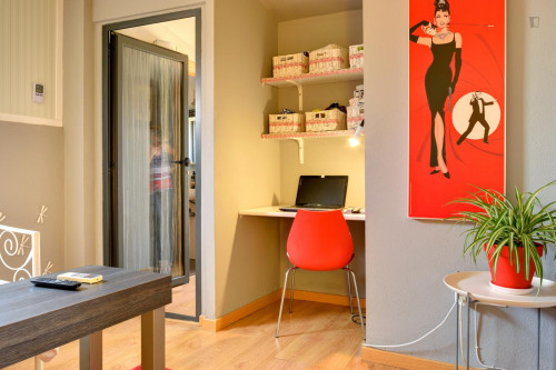 Twin bedroom with some restrictions in the kitchen (not possible to cook hot meals)