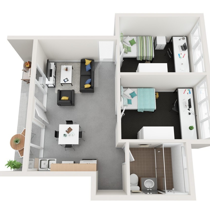 2 Bedroom Apartment Standard Low Rise - 2