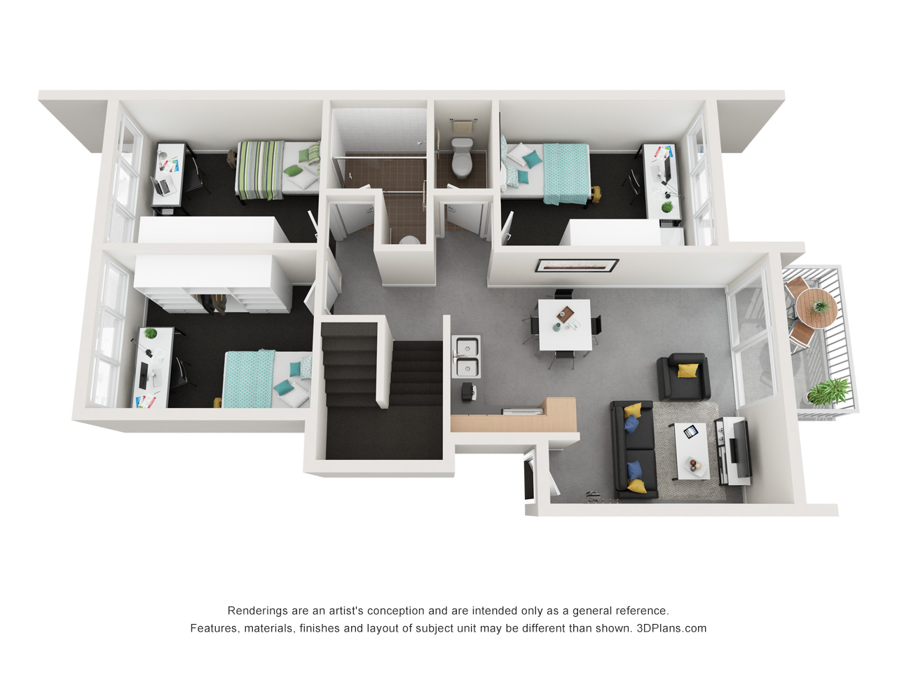  5 Bedroom Apartment Premium  -  Griffith University Village  - Gallery -  3