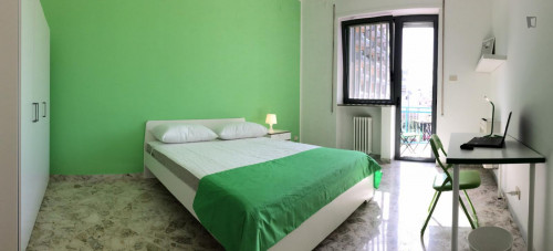 Cozy double bedroom near Quintino Sella metro station