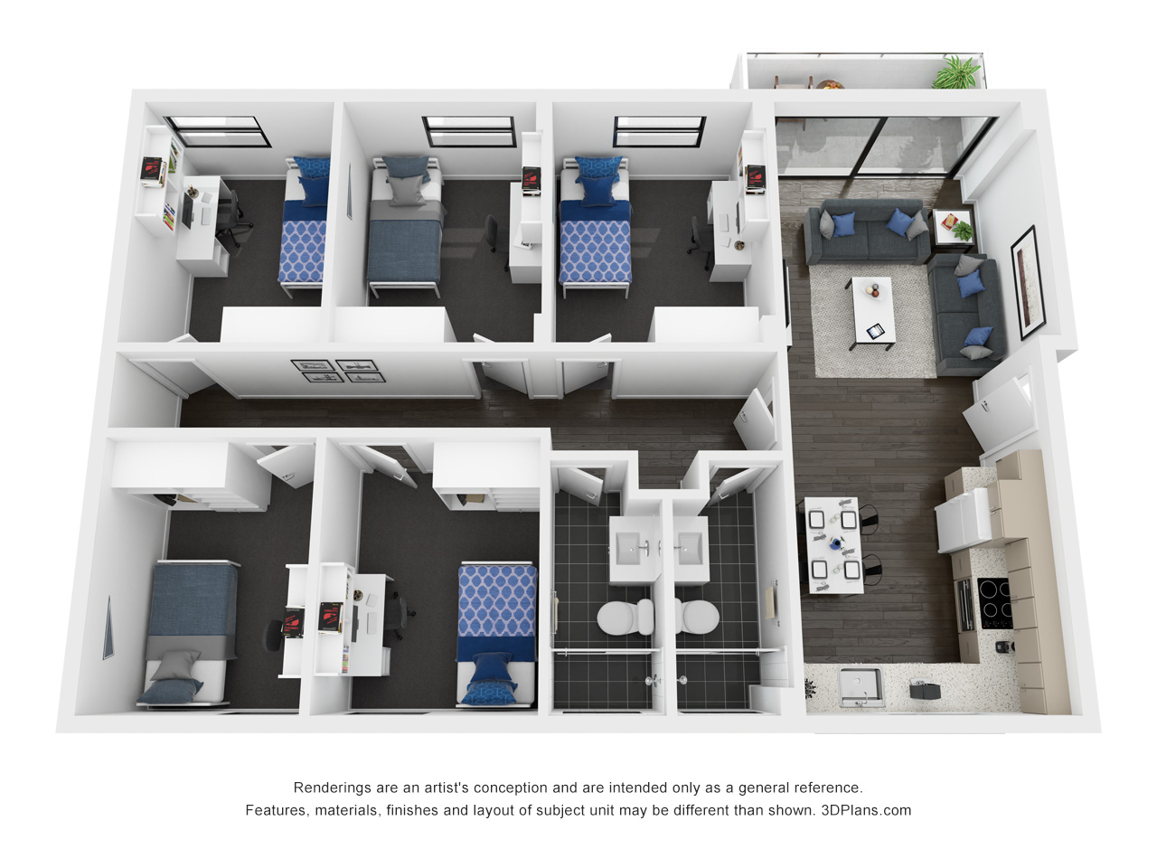  5 Bedroom Apartment Premuim  -  وسترن سيدني يو في باراماتا  - Gallery -  3