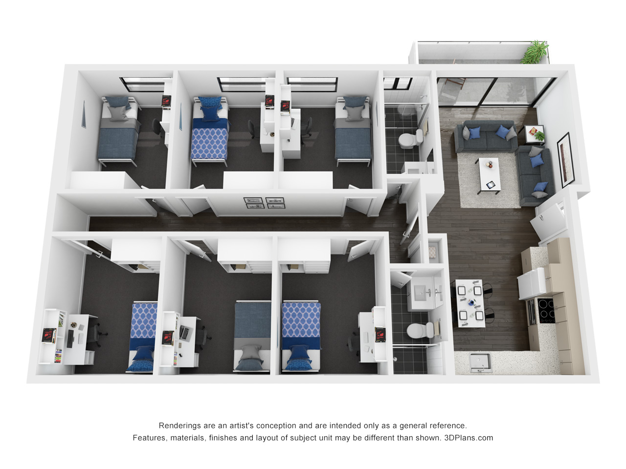  6 Bedroom Apartment Premium  -  وسترن سيدني يو في باراماتا  - Gallery -  2