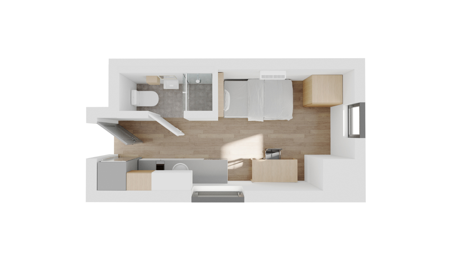 Studio King Single - UniLodge Melbourne City - Gallery - 3