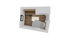 Standard Bedroom (Domestic Student Accommodation Support Program) - 1