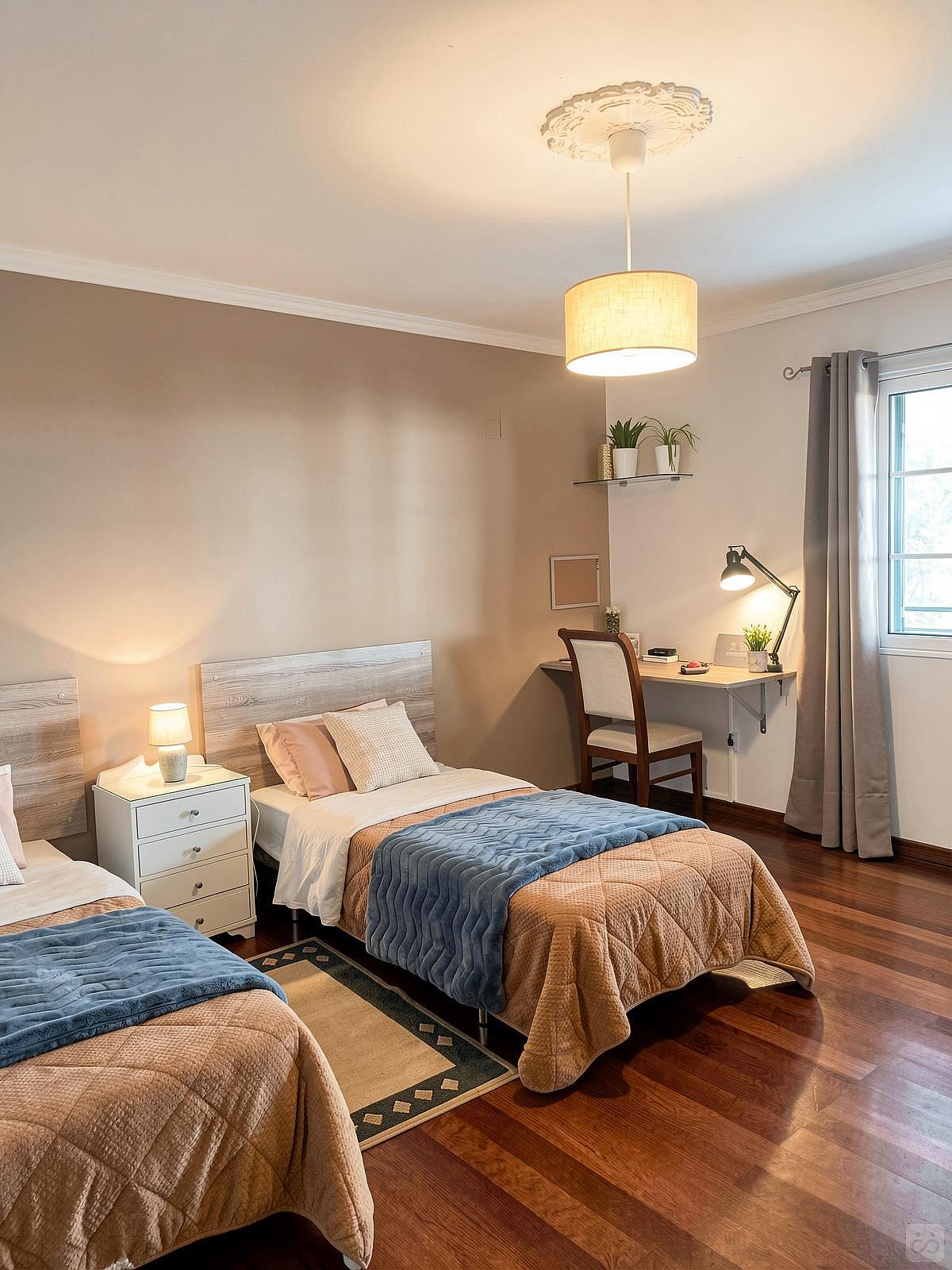 Bed In A 2-Bed Mixed Gender Room - Oustanding Stylish House w/ Coworking + Outdoor Areas - Gallery - 42