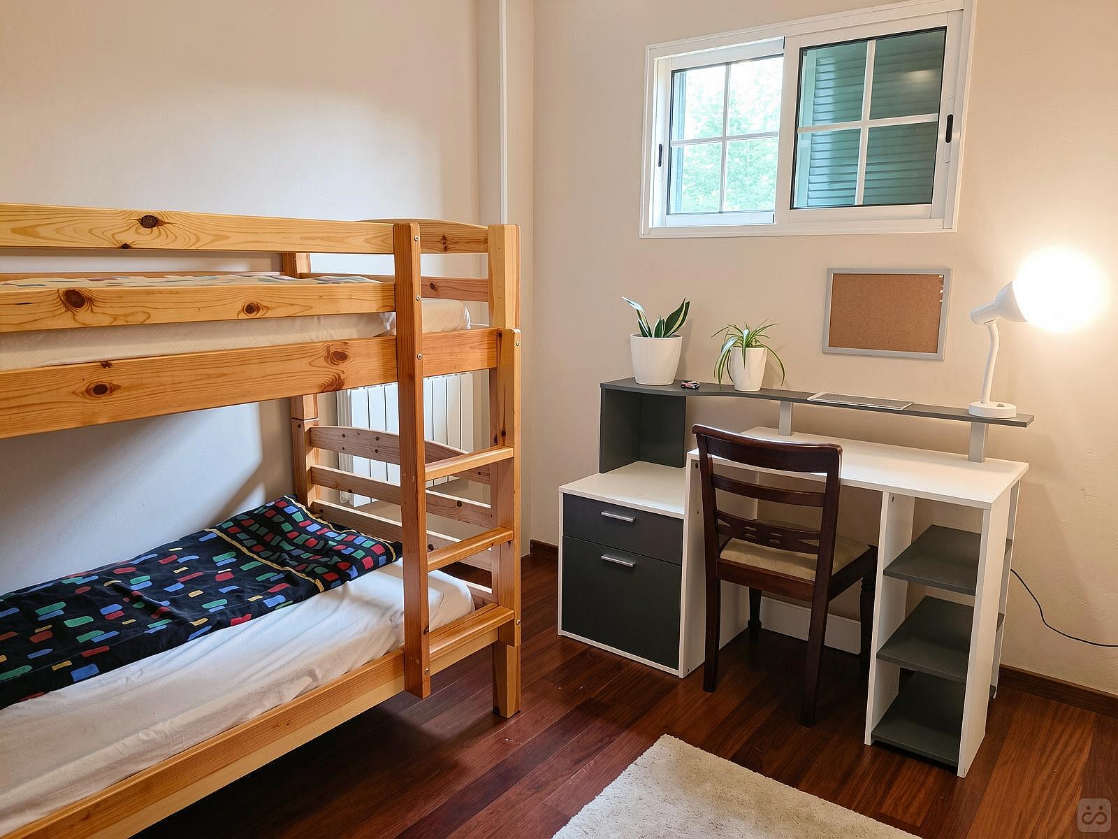 Bed In A 2-Bed Mixed Gender Room - Oustanding Stylish House w/ Coworking + Outdoor Areas - Gallery - 47